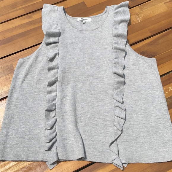 Madewell “Ruffled Sweater” Tank - Picture 3 of 10